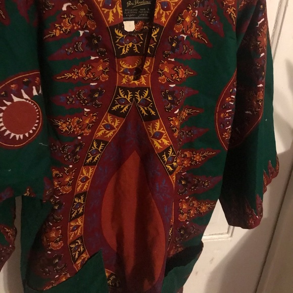Unisex Ethnic/boho Jamaican tunic tops. Made in European fashion, size: M - Picture 6 of 16